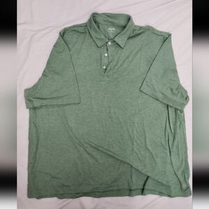 Zelos men's size 3X green polo shirt #BT27